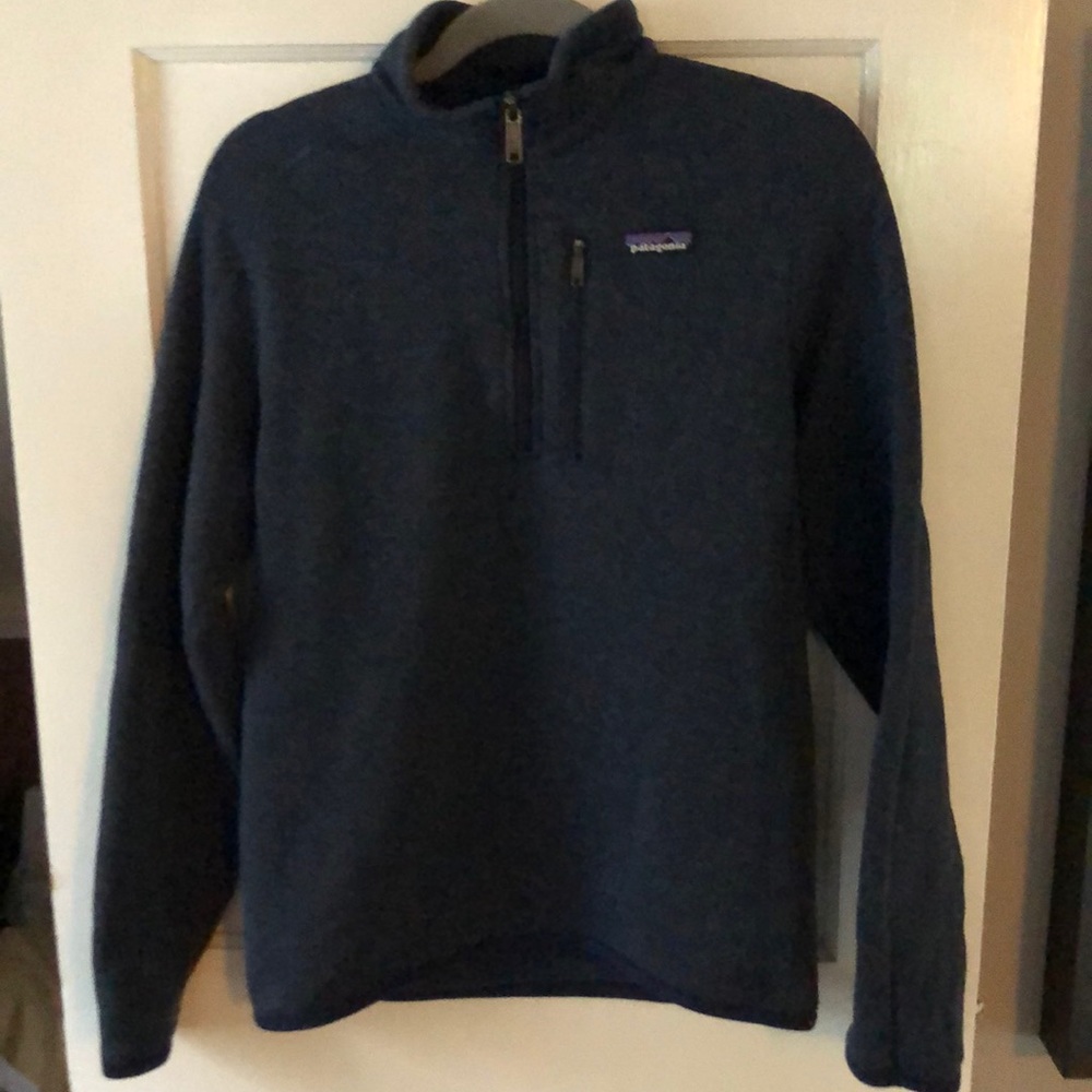 Size small Patagonia 1/4 zip “Better Sweater” navy